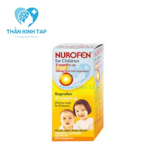 Nurofen for children - Thuốc hạ sốt giảm đau cho trẻ em